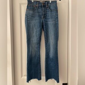 Madewell Cali Demi-Boot Cut Women's Blue Jeans